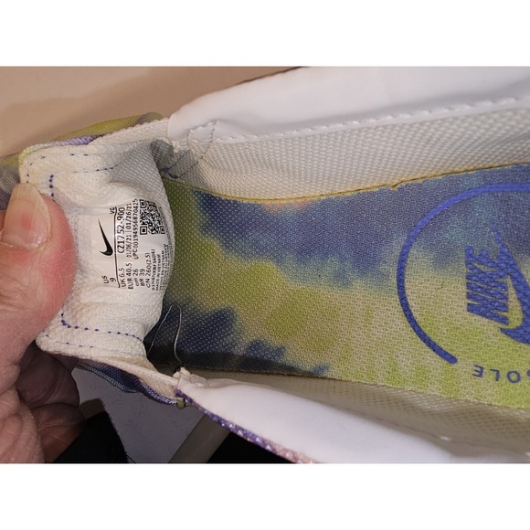 Nike Court Legacy Slip On Women's Shoes Sneakers Tie Dye Casual Fashion Size 9 - Picture 3 of 12